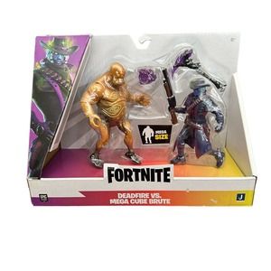 New in Box Fortnite deadfire‎ vs mega cube brute action figures mega size